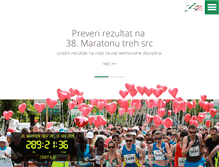 Tablet Screenshot of maraton-radenci.si